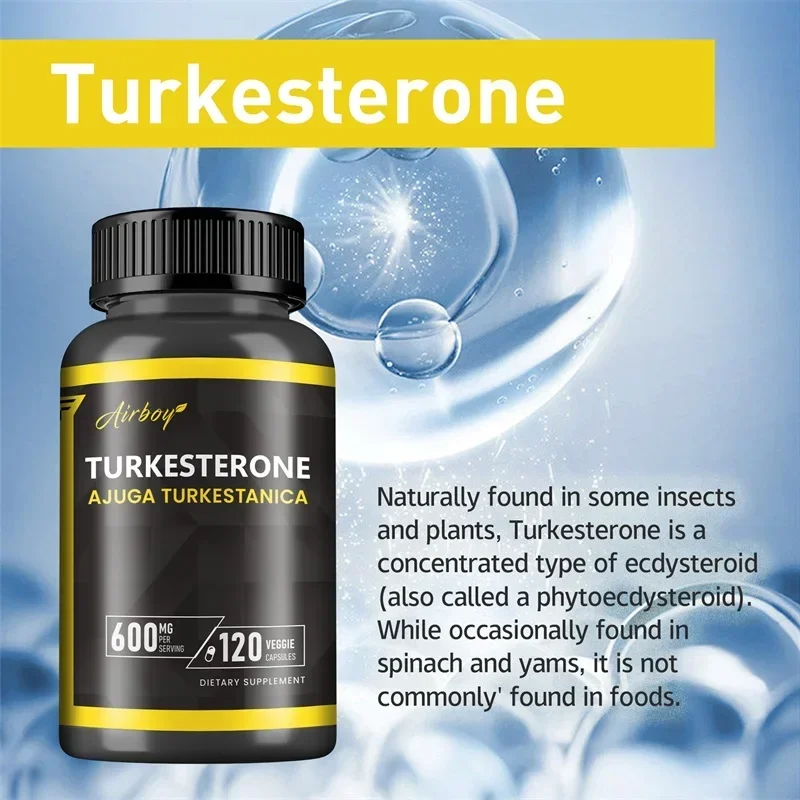 Turkesterone Supplement Improves Male Performance Endurance Motivation Focus & Muscle Mass
