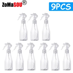 200ml Hand Trigger Spray Bottle - Versatile Plastic Atomizer for Cleaning, Perfume, and Gardening (200ml 9pcs)