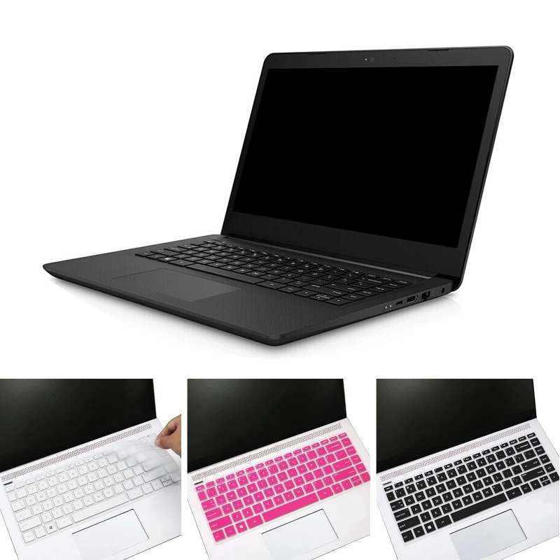 노트북 키보드 보호대 HP14q-cs0001TX 실리콘 14 &안티 먼지 i5-8250U 키보드 커버 스킨 데스크 패드 사무실 책상