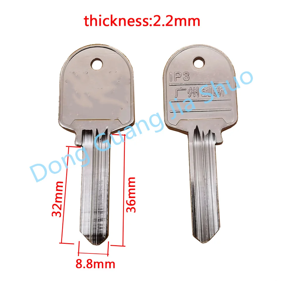 5PCS IP3 Key Embryo is Applicable Locksmith, Australian Special-shaped Multi Slot JS IP3