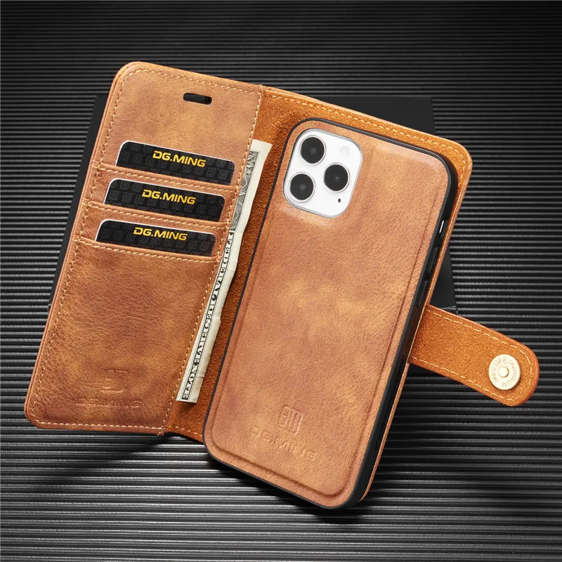 Leather Phone Case For iPhone 15 14 13 11 Pro Max Card Holder Wallet Cover - sky case