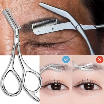 Stainless Steel Eyebrow Scissors 1