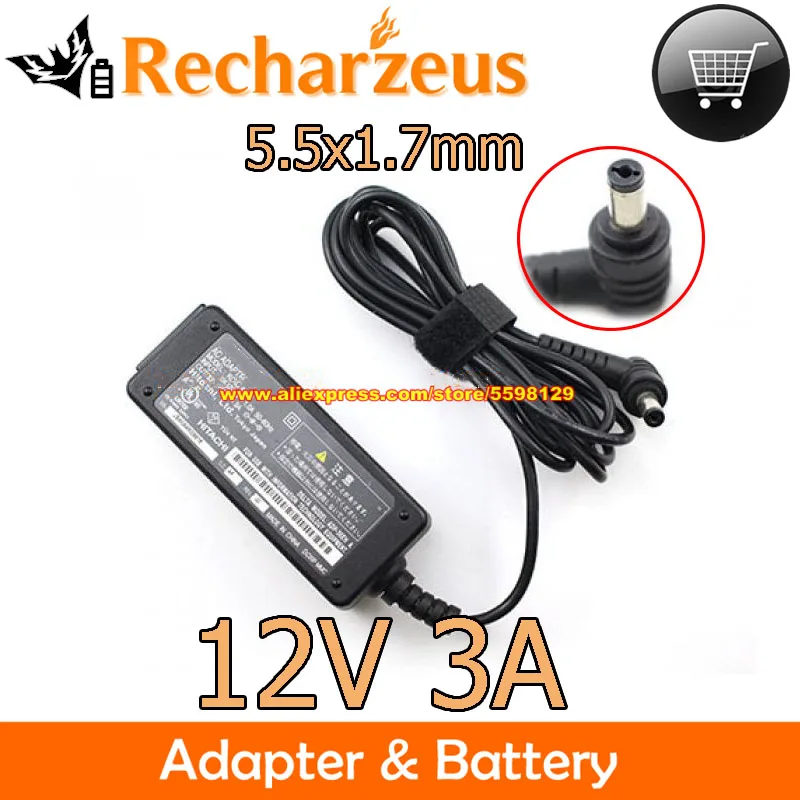 

Genuine HITACHI PC-AP8100 AC Adapter 12V 3A 36W For DELTA ADP-36EH A Computer Charger BENQ 2E.10012.601 PA-1360-02 Power Supply
