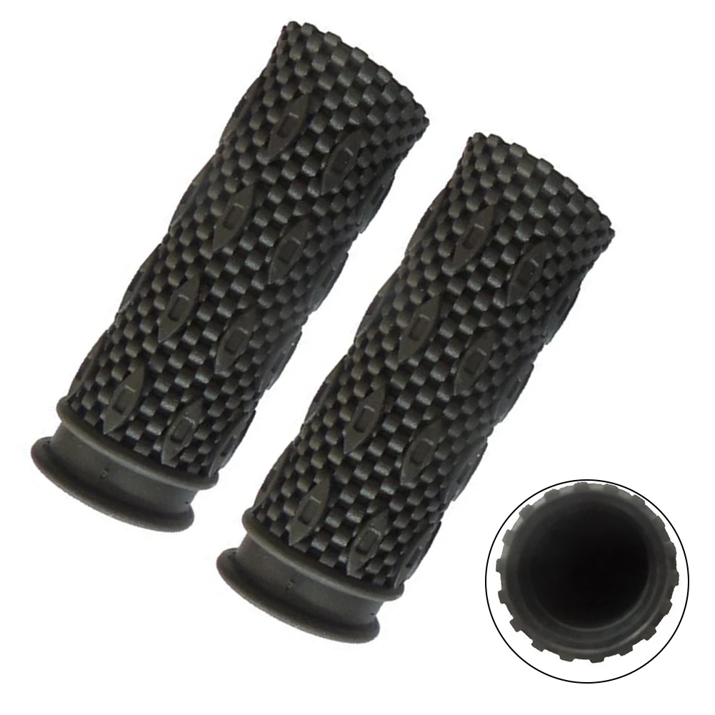 1Pc Grips 2 X 85mm Oxford Grips Shift Twistgrip Bar Bikes / Cycle Handlebar Rubber Black Bicycles Handle Accessories
