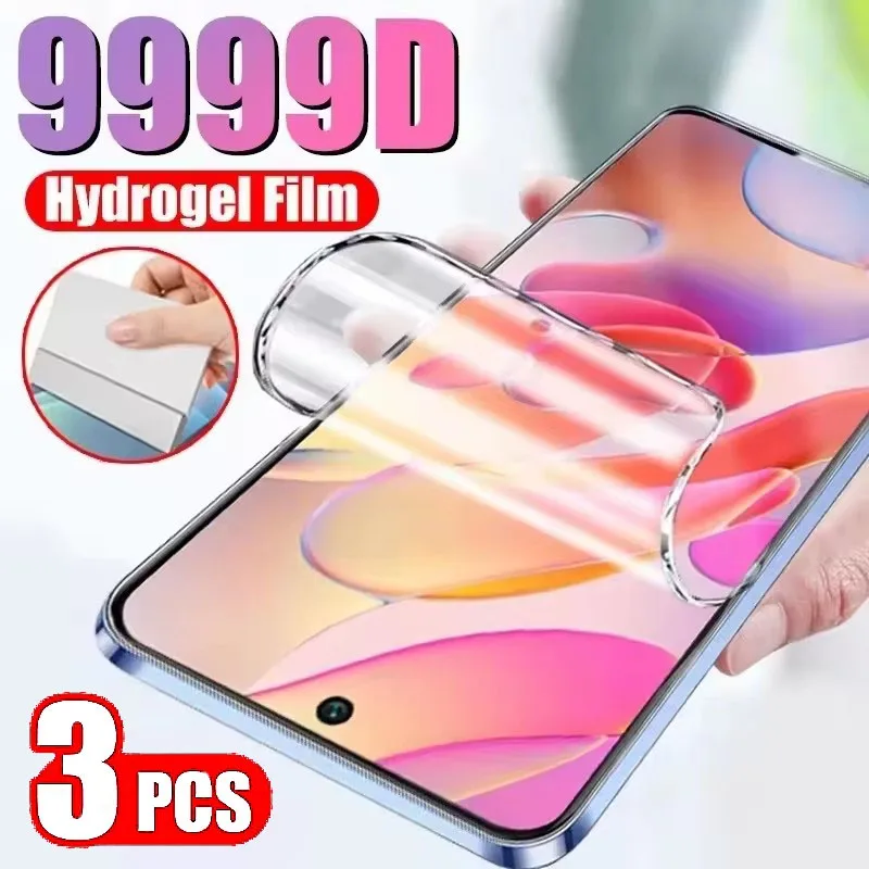 3-Pack Hydrogel Screen Protector Film