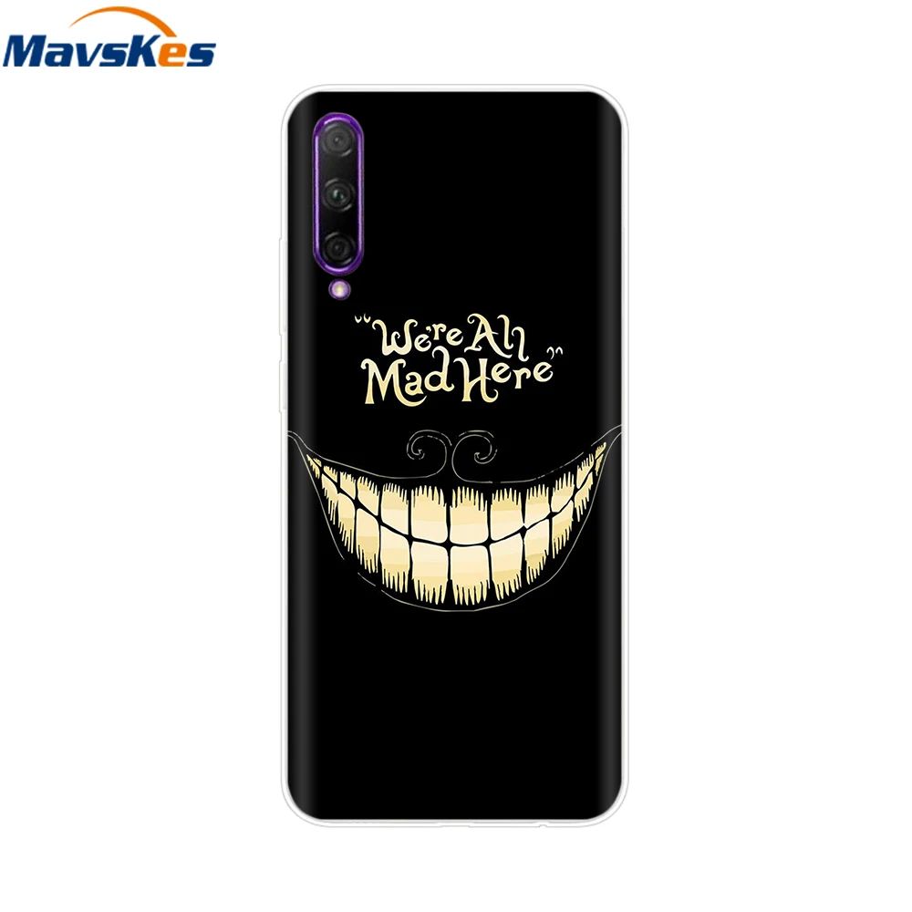Elegant Floral Design Soft Clear Silicone Phone Case with TPU Bumper
