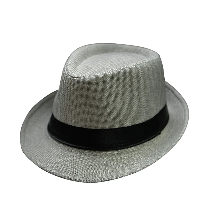 Summer Fedora Hat for Men Fashionable Elegant Vintage Black Women White Red Brim Panama Top Jazz Beach Unisex Classic fedora hat fashion hat