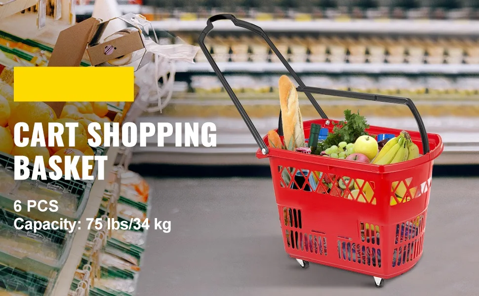 Shopping baskets set display