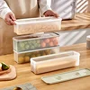 4pcs Refrigerator fresh-keeping box, food grade scallions, cilantro, coriander, whole ginger, garlic, noodles, eggs storage box 3