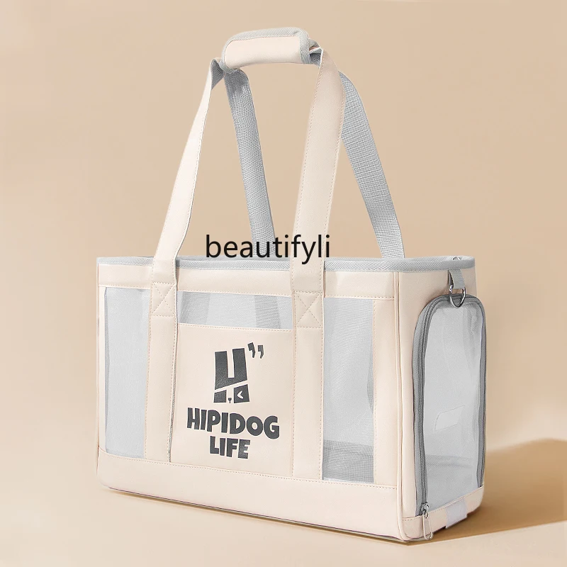 

zqOuting Carry Bag Breathable Large-Capacity Crossbody Bag Carry Cat Bag Canvas Dog Backpack Pet Supplies