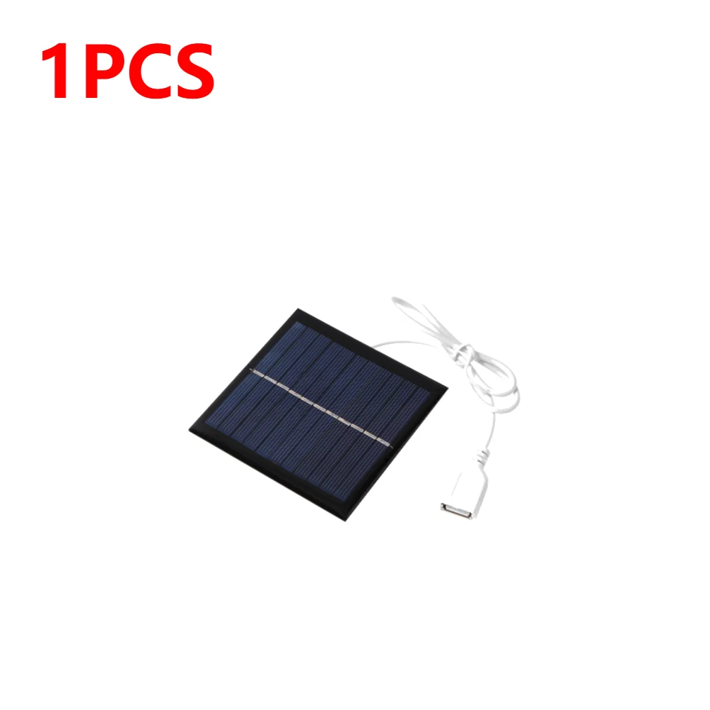 5.5V 1W Mini Solar Panel with USB Connection for DIY Projects and Chargers