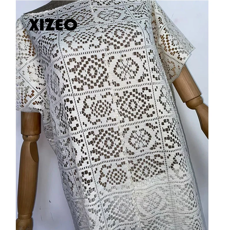 XIZEO  Elegant Autumn Winter Women Cardigan Kaftan Transpare African Holiday Free Size Long Sleeve Party Wedding Gift Kimono