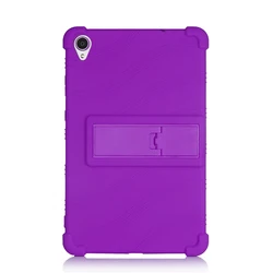 Shockproof Silicone Tablet Protective Sleeve for Tab M8 HD (2nd Gen) (PURPLE)