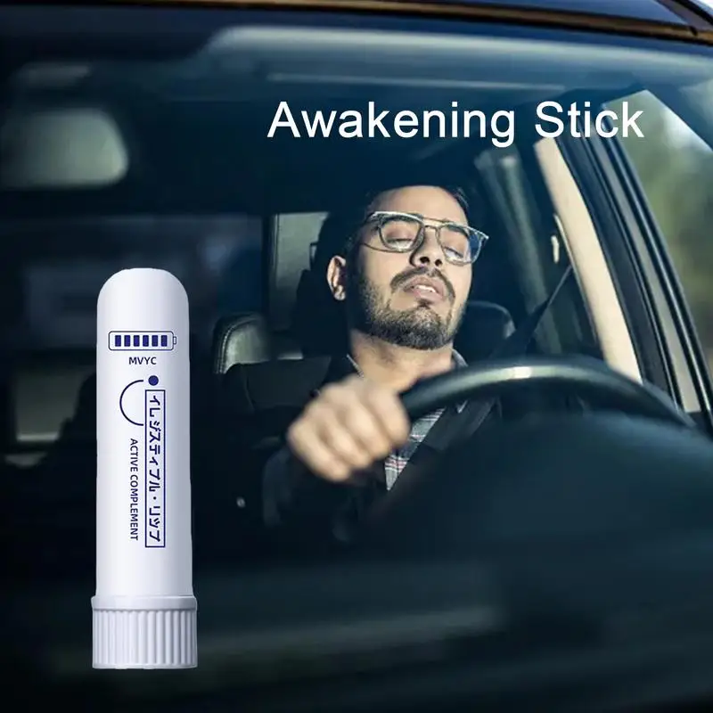 Nasal Inhaler Natural Aromatherapy Sticks for Nasal Energy Stick Boost Concentration Improve Breathing Nose Congestion Relief
