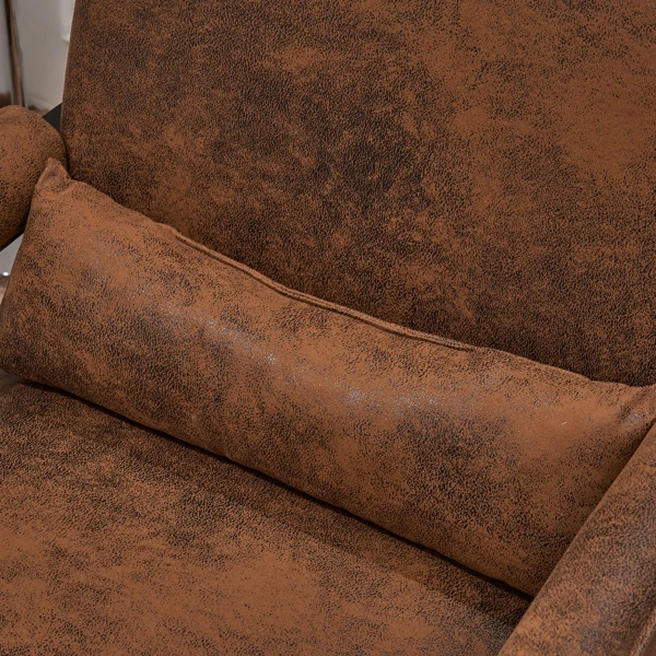  单人铁架椅 橙色烫金布 室内休闲椅 68*81*88cm-55