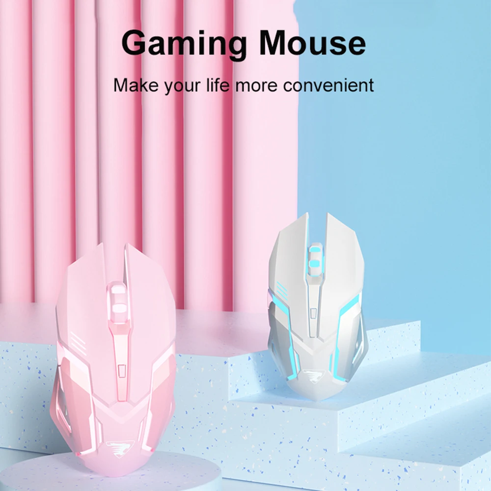 Wire Gaming Mouse Silent Mause Ergonomic 4 Keys Backlit Mini Magic Mouse For Laptop Computer PC Gamer Silent Mouse Gift For Girl top wireless mouse