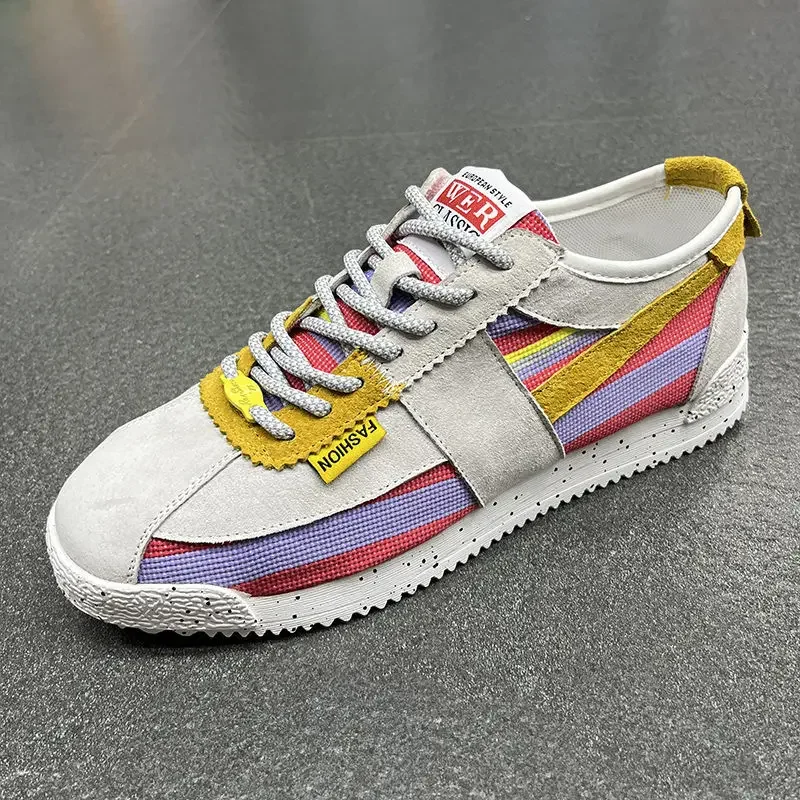 Running Sneakers Casual Shoes Sports Shoes Casual Sneakers Fashion Sneakers Trendy Men's Sneakers Comfortable Casual Running Shoes Men Breathable Male Canvas Zapatillas Informales