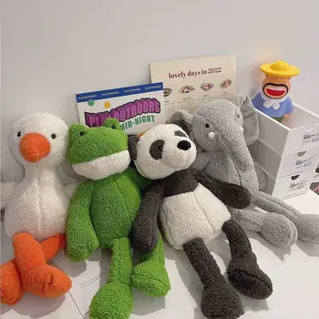35cm Cute Long Legs Cute Bunny Frog Elephant Panda Soft Stuffed Cartoon Animals Baby Appease Toy Doll Toy Children Gifts