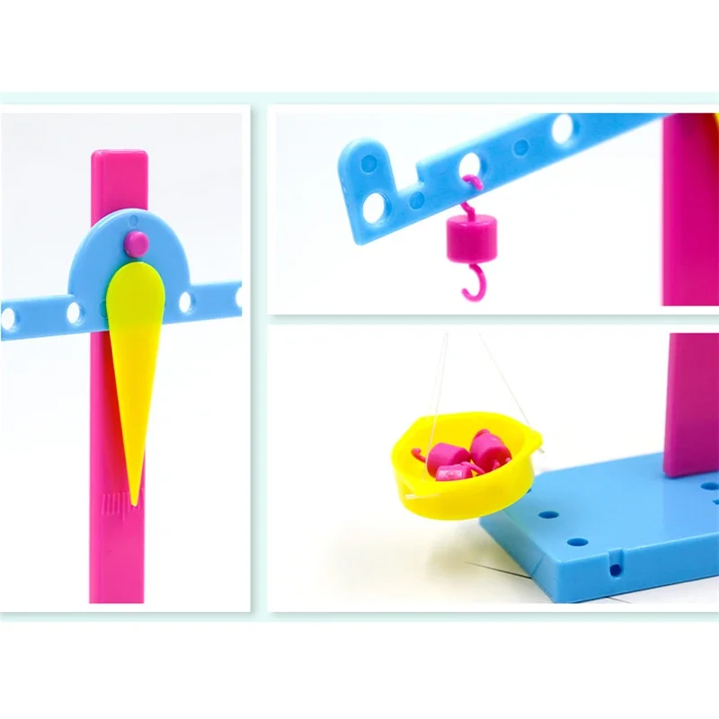 1 Pcs DIY Handmade Gizmo Balance Scale Toy Math Match Game Board Toys Kids Educational Toy Addition Subtraction Math Toys