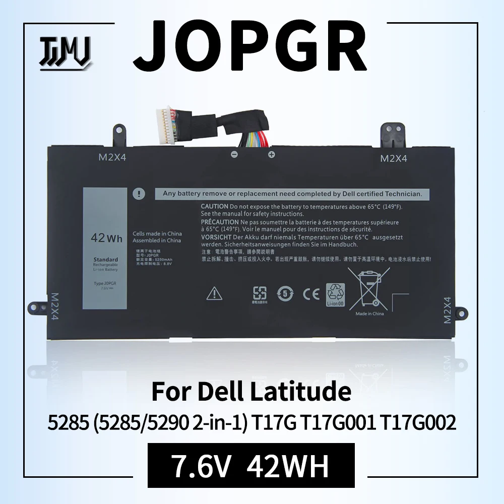 Sostituzione Della Batteria Del Laptop J0Pgr Per Dell Latitude 12 5285 5290 2-In-1 T17G 0 J0Pgr Jopgr 1 Wnd8 X16Tw 0 X16Tw 0 Fth6F Muslimate
