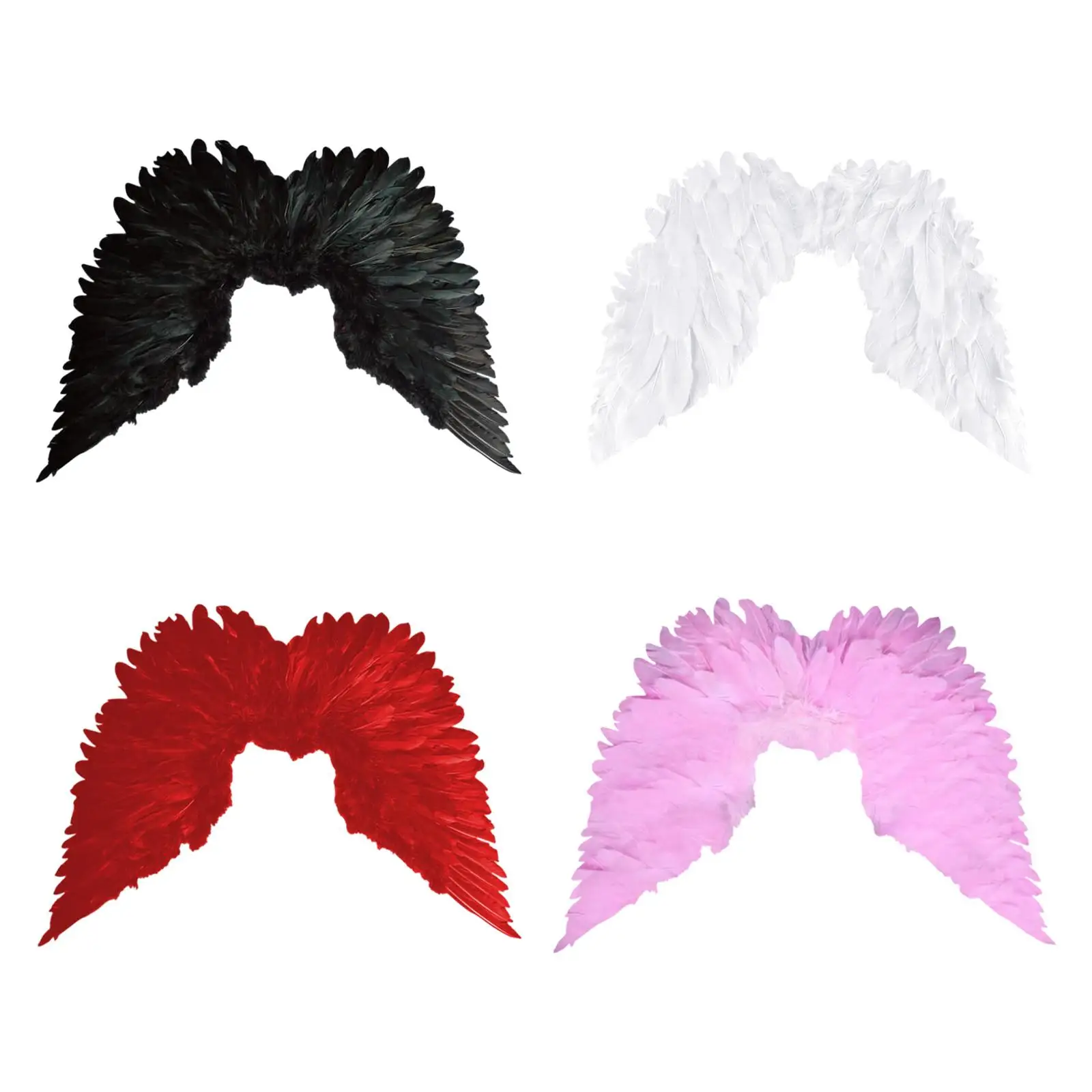 

Angel Wings Decorative Fashion Comfortable Feathered Wings Cosplay for Festive Party Wedding Stage Performance Birthday Carnival