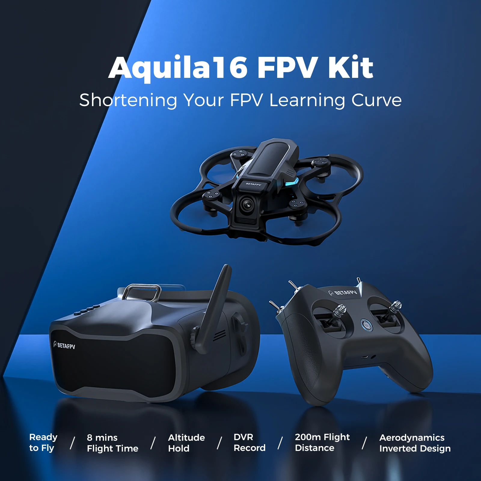 

BETAFPV Aquila16 FPV Kit rc helicopter toys Newest 2023