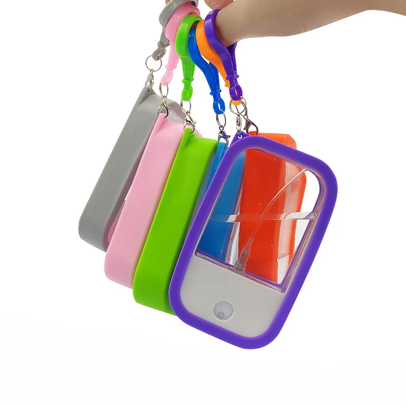 Compact Vegan Scented Hand Sanitizer Spray with Travel Keychain