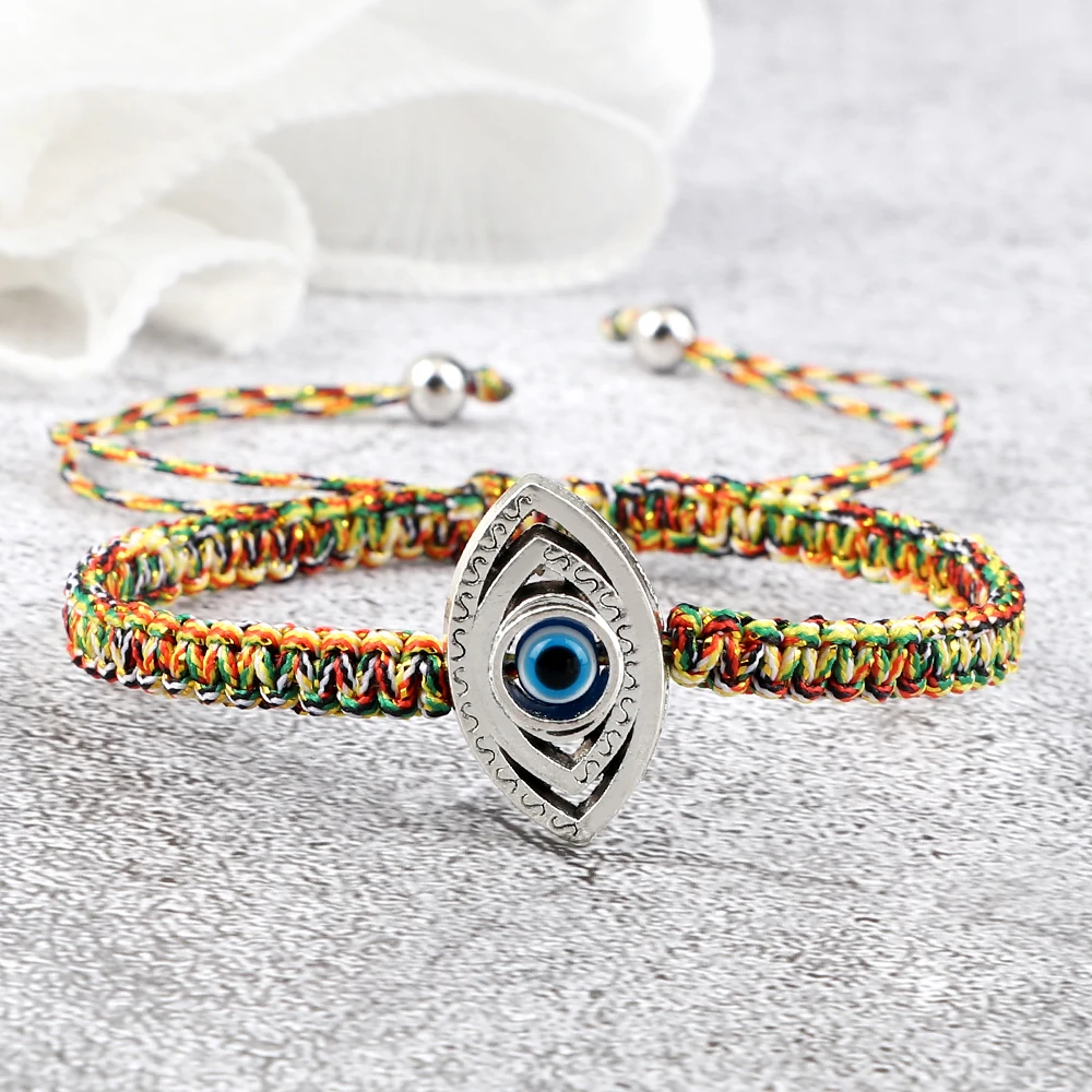 925 Sterling Silver Demon Eye Bracelet Original Evil Eyes Basic Chain Hand  of Fatima Blue Zircon Charm Bracelets Jewelry 17-20CM - AliExpress