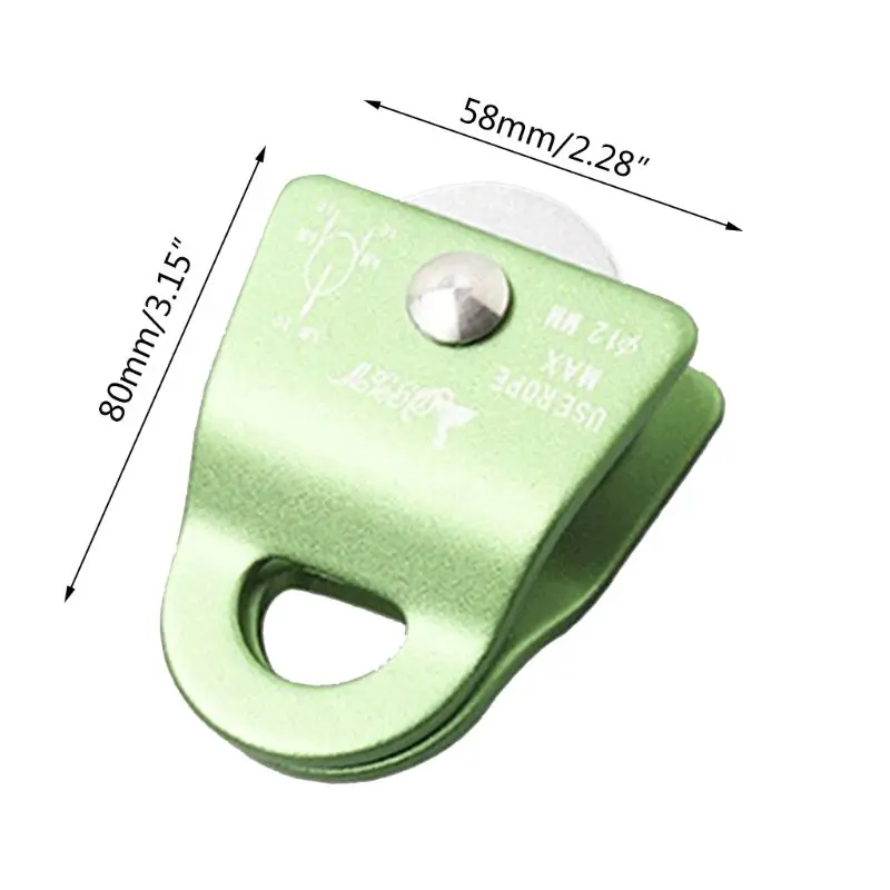 X37E Lifting Rope Roller Pulley Wheel Climbing Pulleys Metal Sheave Rock Climbing 2000kg Flexible Active Pulley Block Pulley 6