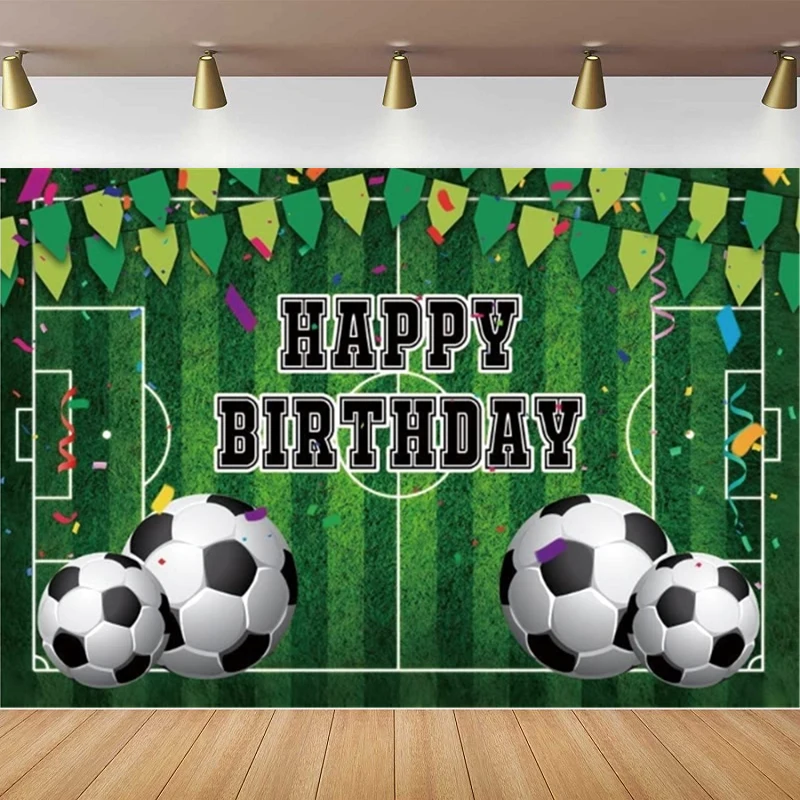 Striscione Banner COMPLEANNO PERSONALIZZATO PALLONE CALCIO Soccer Anche 255909568193 - Foto 7