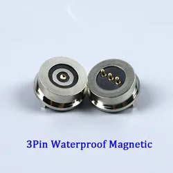 Waterproof Magnetic Connector with 360° Blind Suction for DC Signal Transmission and Charging (3Pin)
