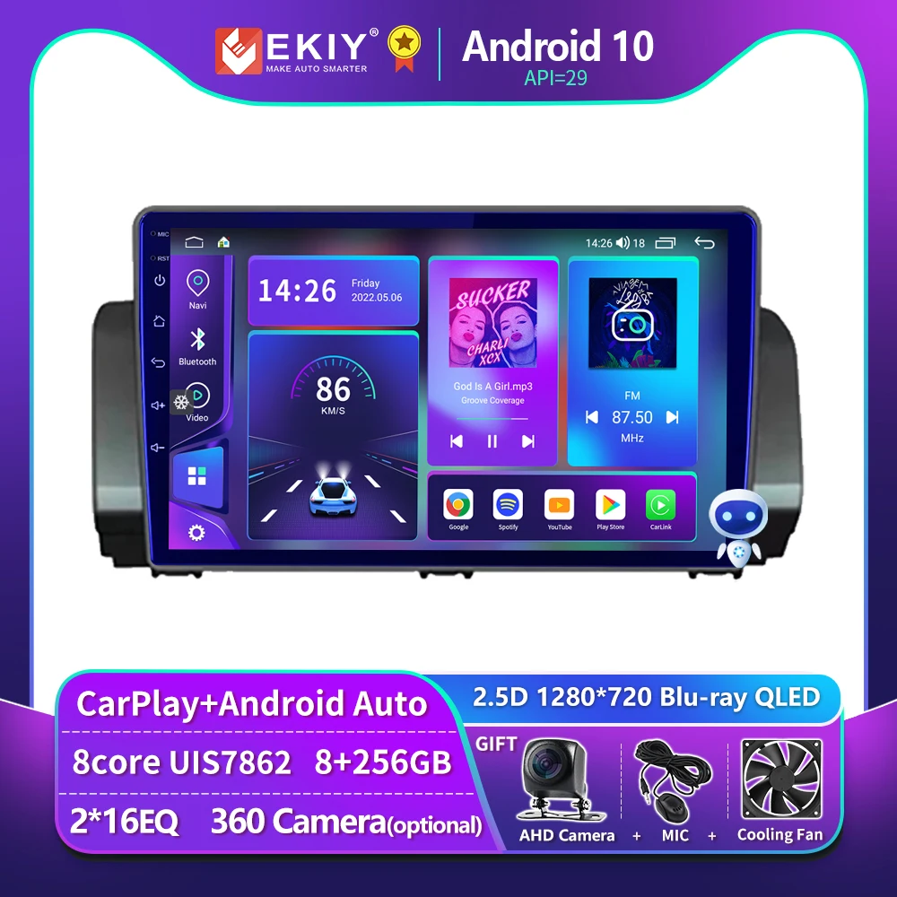 

EKIY T900 For Renault Sandero 2021 Android Radio Car Multimedia Video Player AI Voice Carplay Auto Navigation GPS No 2Din Stereo