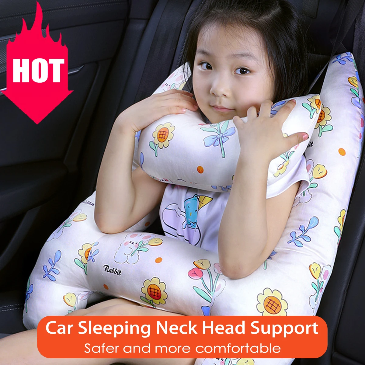 CarTravelHeadPillowSupportKidandAdultCarSleepingSafetyH