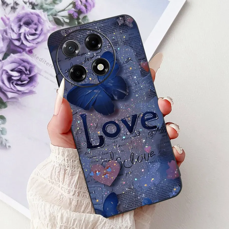 Sleek Black Silicon Soft TPU Phone Case - Modern Design Back Cover