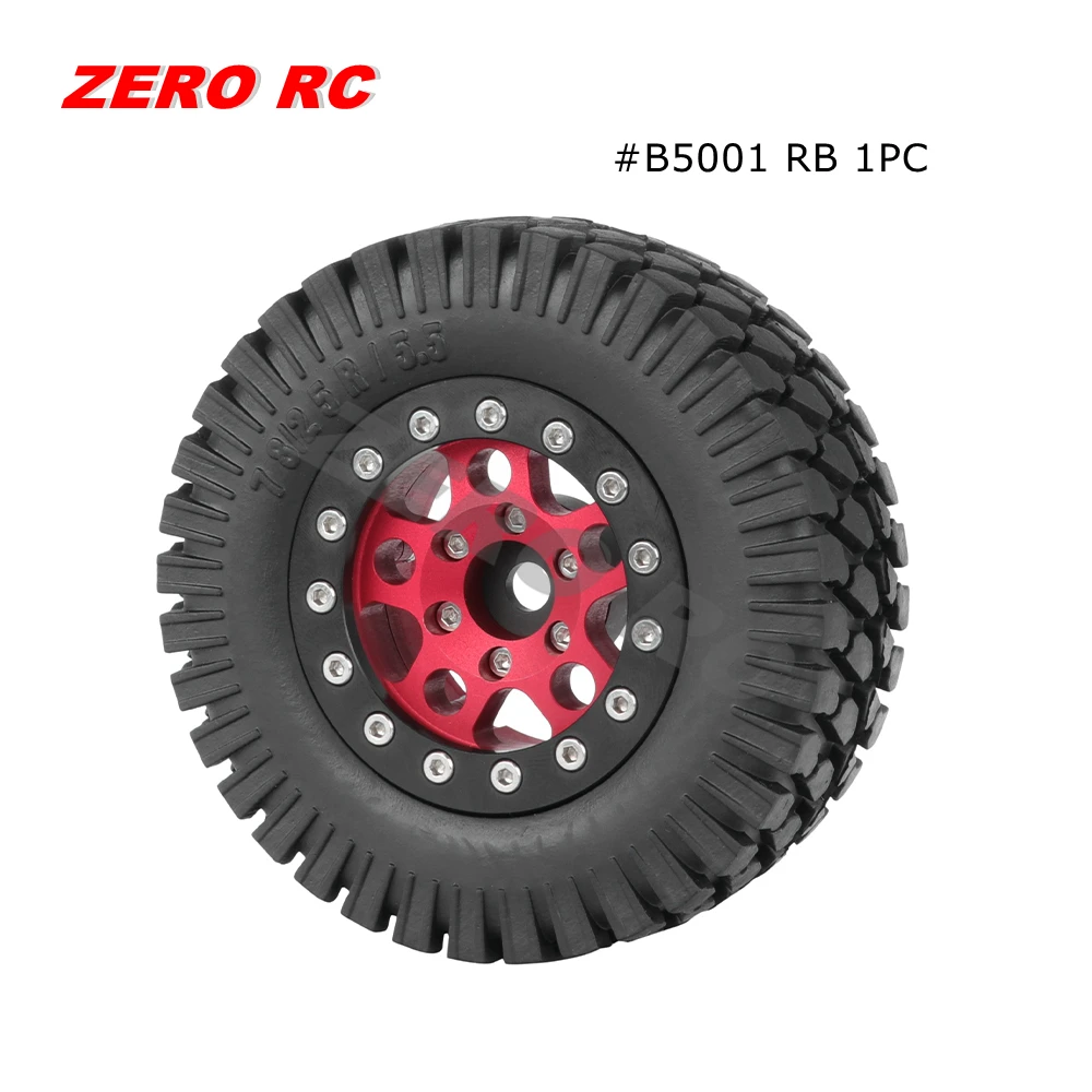 組み立てられた金属タイヤ,1.55 1/10インチホイール76mm,1/12 rc