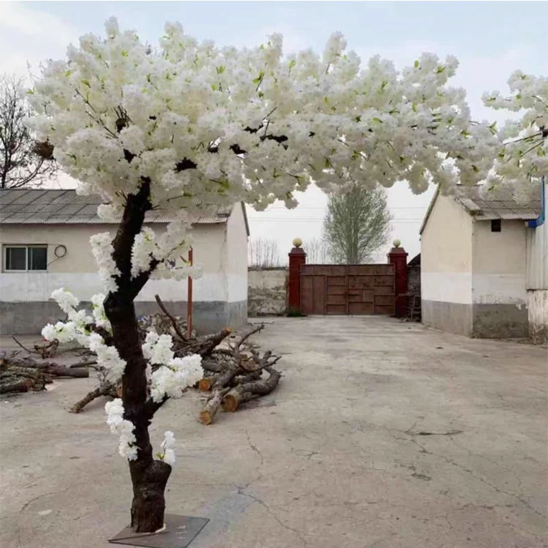 Umělý třešeň strom rostlina nepravý strom zelený banyan svatební večírek dekorace slavnost etapa sad domácí dekorace třešeň strom