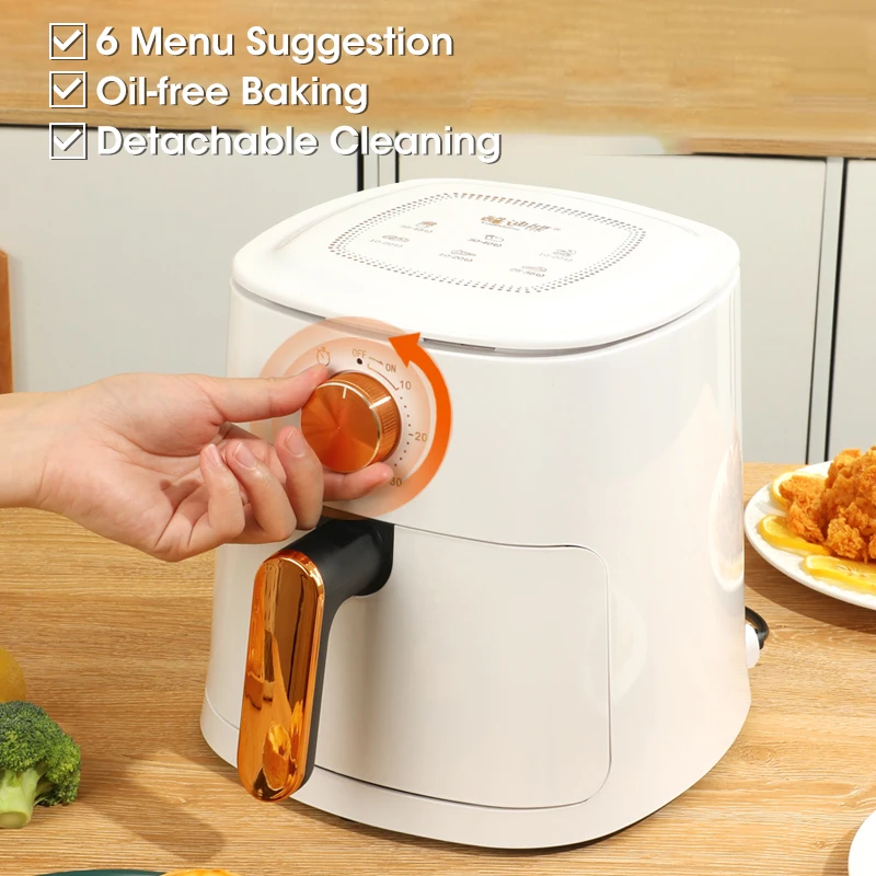 

Air Fryer 110V-240V Oil-free Household 4L Multi-function Electric Air Fryer French Fries Machine