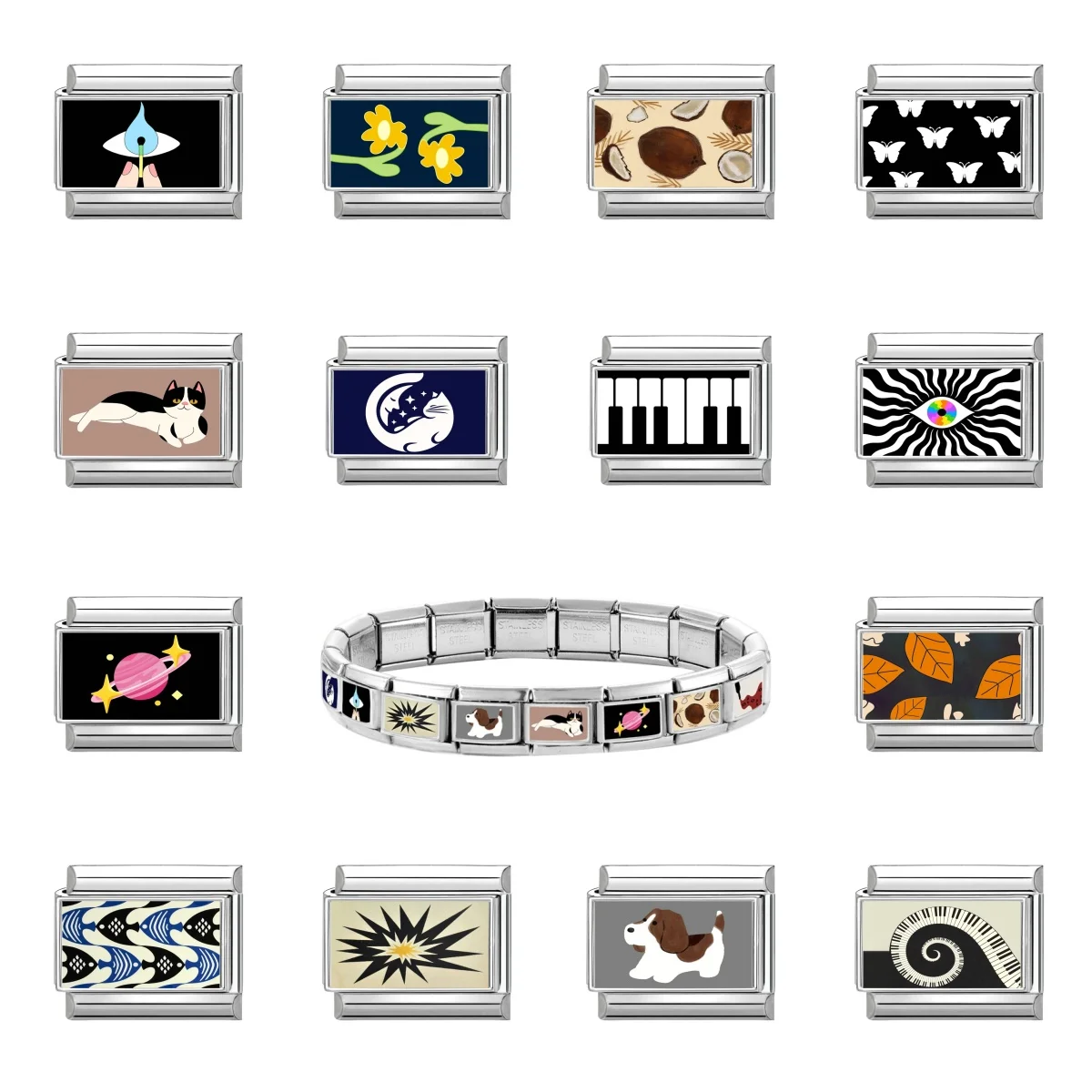 Y2K Charm Bracelet Stainless Steel