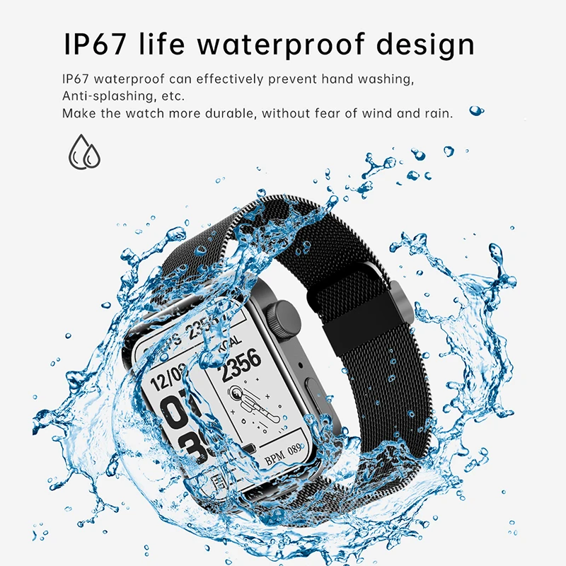 LIGE IP67  Ʈ ġ  ɹڼ   ƮϽ  ȭ   Ʈ ð  Smartwatch