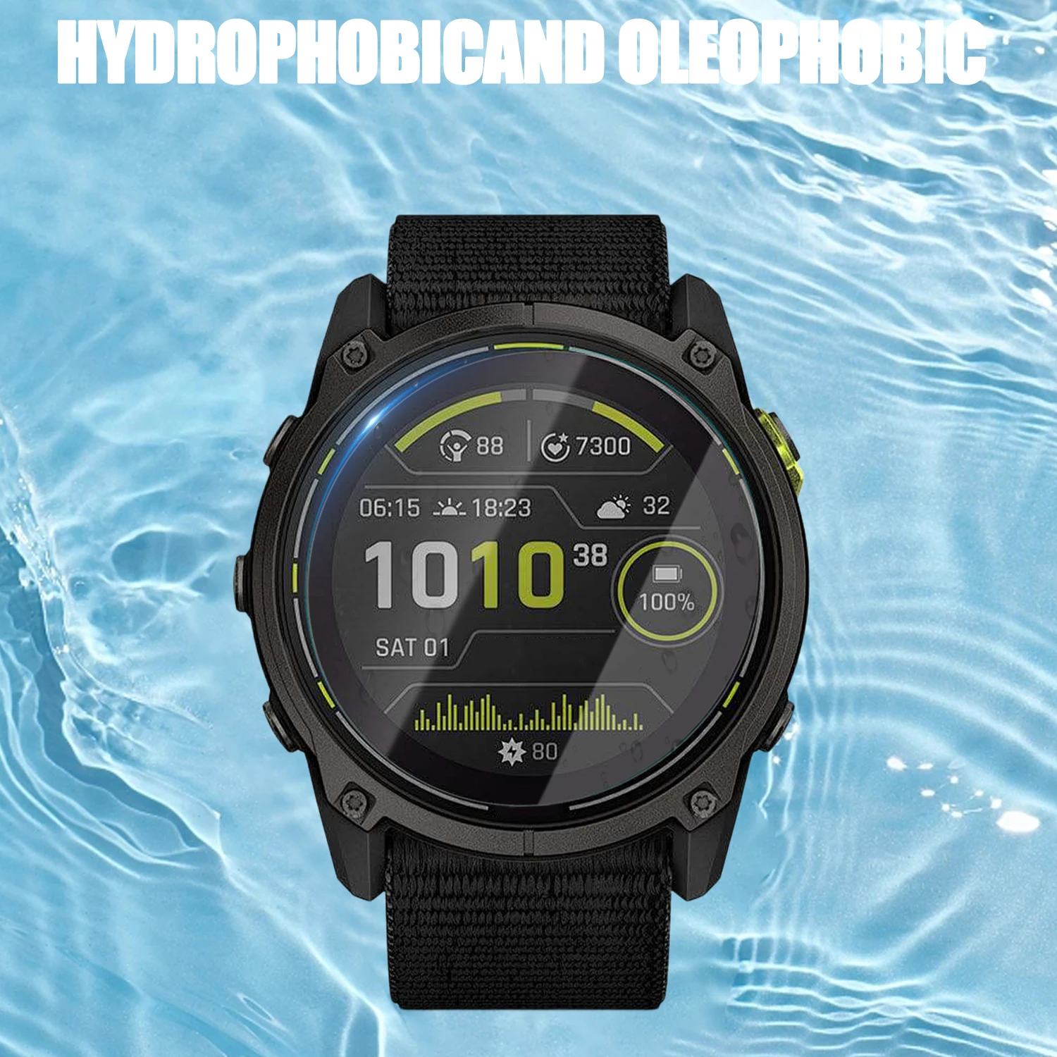 3 Stück Displayschutzfolie Für Garmin Enduro GPS Solar Smartwatch – Transparent, Kratzfest, Einfach Anzubringen