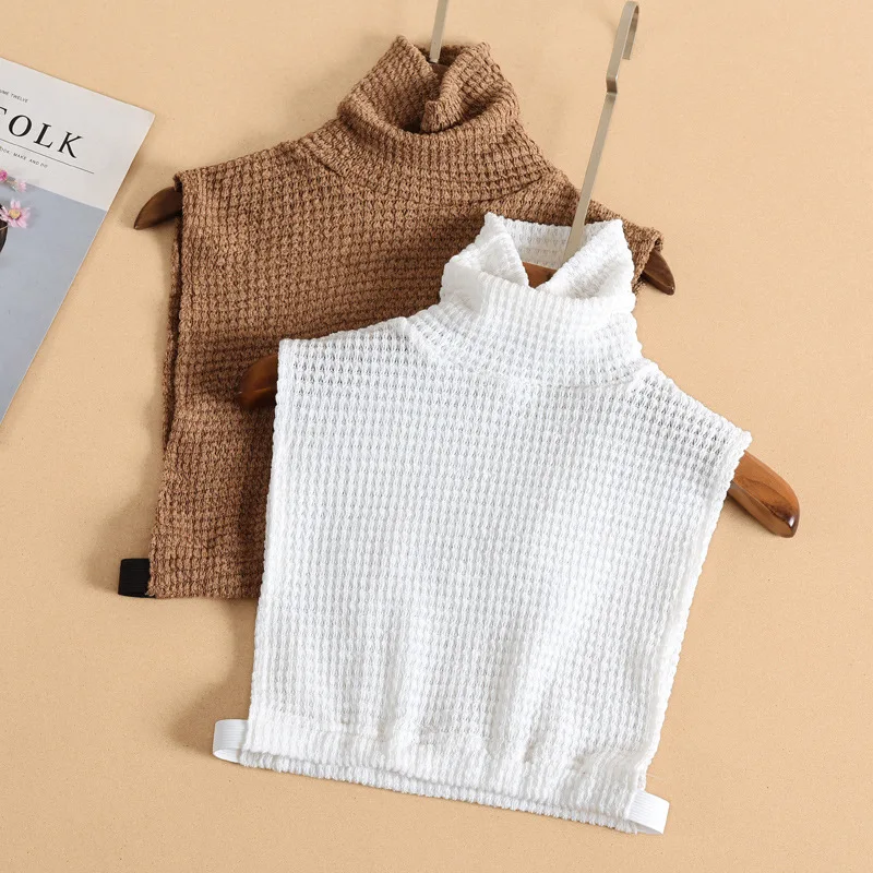 

Girls Turtleneck Fake Collar for Women Autumn Winter Windproof False Collar Girls Removable Shirt Detachable Scarf Wrap