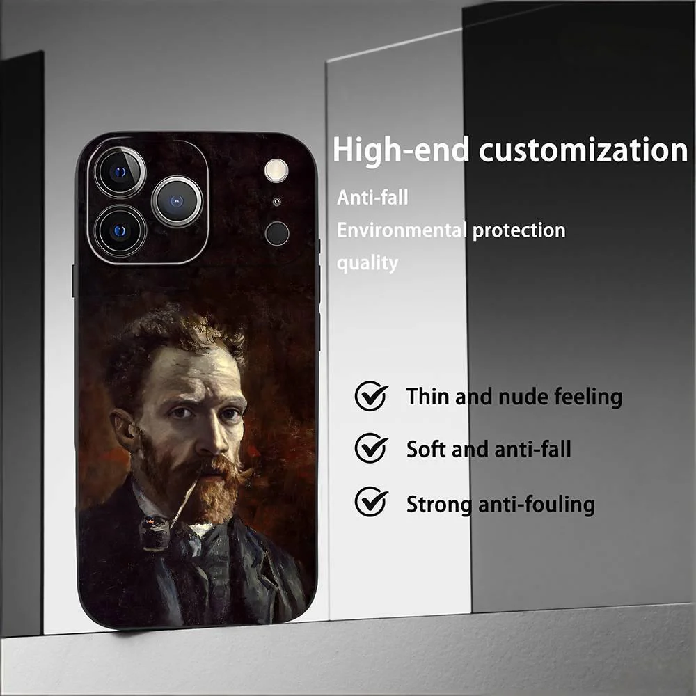 Vintage Van Gogh Oil Painting Phone Case - Elegant Shockproof Cover