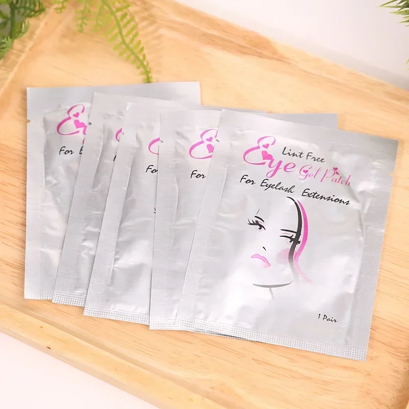 Eyelash Patch 50Pairs Gel Patch Grafting Eyelashes Under Eye Patches For Eyelash Extension Paper Sticker Application Make Up Tools
