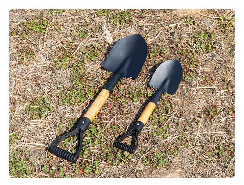 36/50,5 cm Grabspaten aus Manganstahl, Kinderschaufel, wasserdicht, rostfrei, Gartenschaufel für Outdoor, Strand, Camping – Detail 5