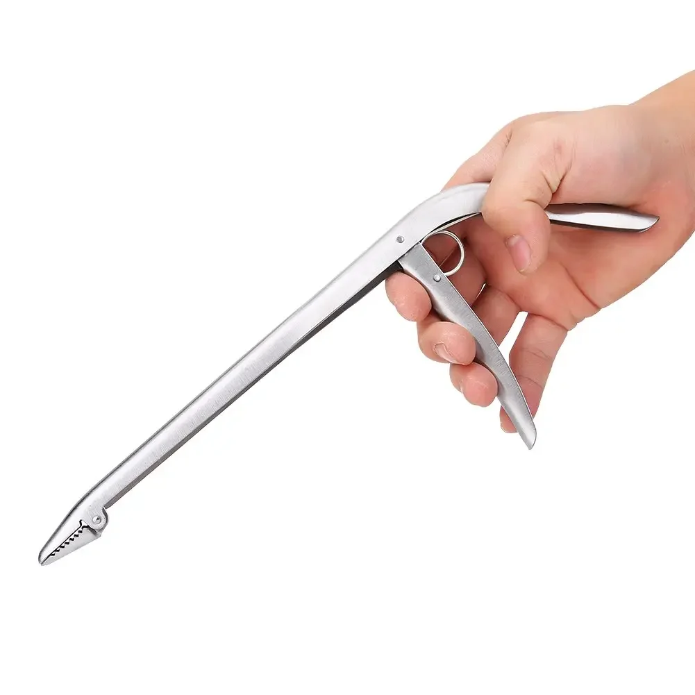 Edelstahl Aushaken Gerät Fisch Clamp Clip Fangen Entferner Zange Angeln Haken Werkzeug Fisch Tackle Control Fisch Zangen – Detail 2
