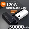 Xiaomi 30000mah Power Bank 120w Super Fast Charging 100% Sufficient Capacity Portable Charger Battery For Iphone Huawei Samsung 1