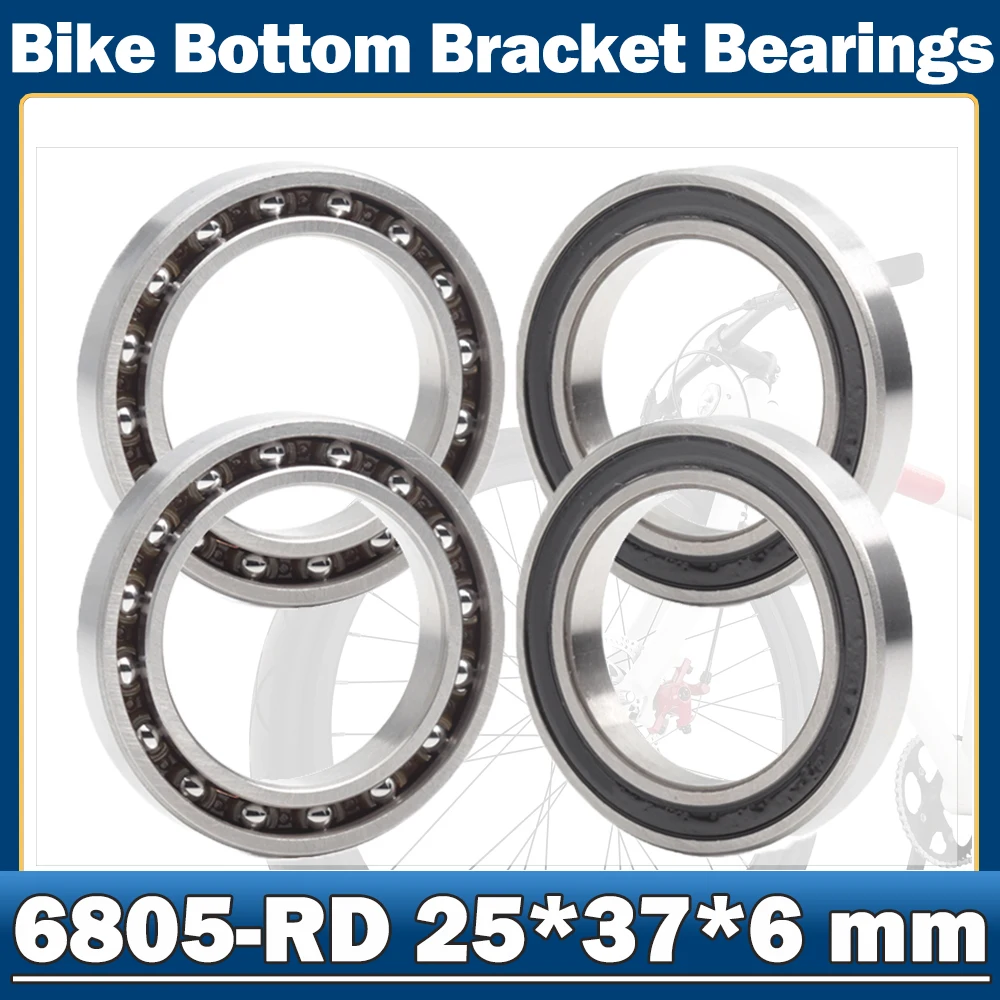Bike bottom bracket bearings 6805-RD bearing 4 PCS 25x37x6 mm for HT2/BB51-MR25376 SC6805N RS