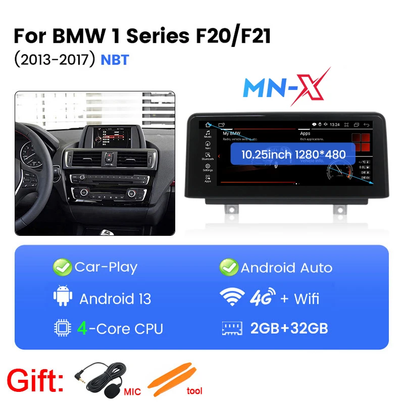 BMW（F20）専用10.25インチナビBT/SIM対応 CarPlay連携 Amazon.co.jp: BMW 専用 Androidカーナビ 10.25インチ