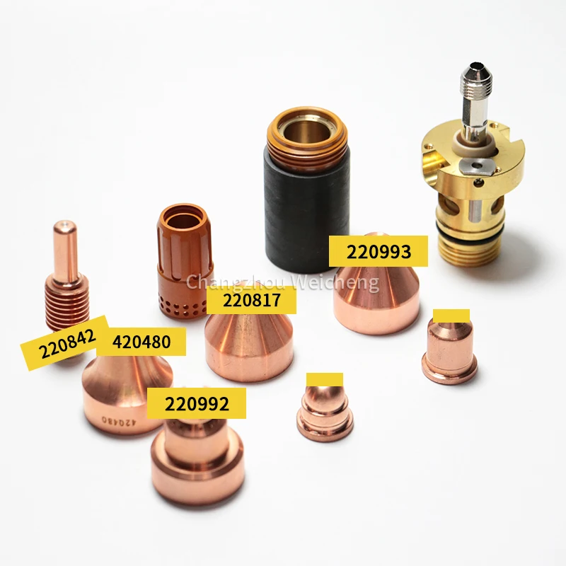 Powermax105 Electrode 220777 220842 Nozzle 220816 220819 220990 220941 220930 220817 220993 220992 220818 220948 220955 electrode nozzle