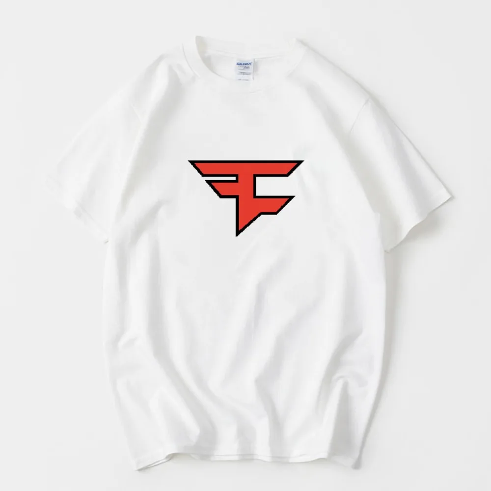 Faze Clan Team Uniform CSGO Competition Short Sleeve Cotton Team Rain Game Cotton Crew Neck T-Shirt Large Size Loose Men's Top 3